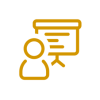 Educators & Instructors Icon – Education Flyer – Yellow Educators & Instructors Icon - Education Flyer - Yellow